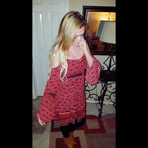 Xhiliration Boho Dress